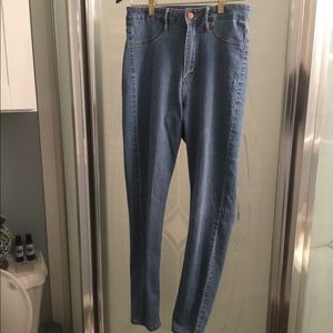 Skinny High Waist Ankle Stretch Jeans